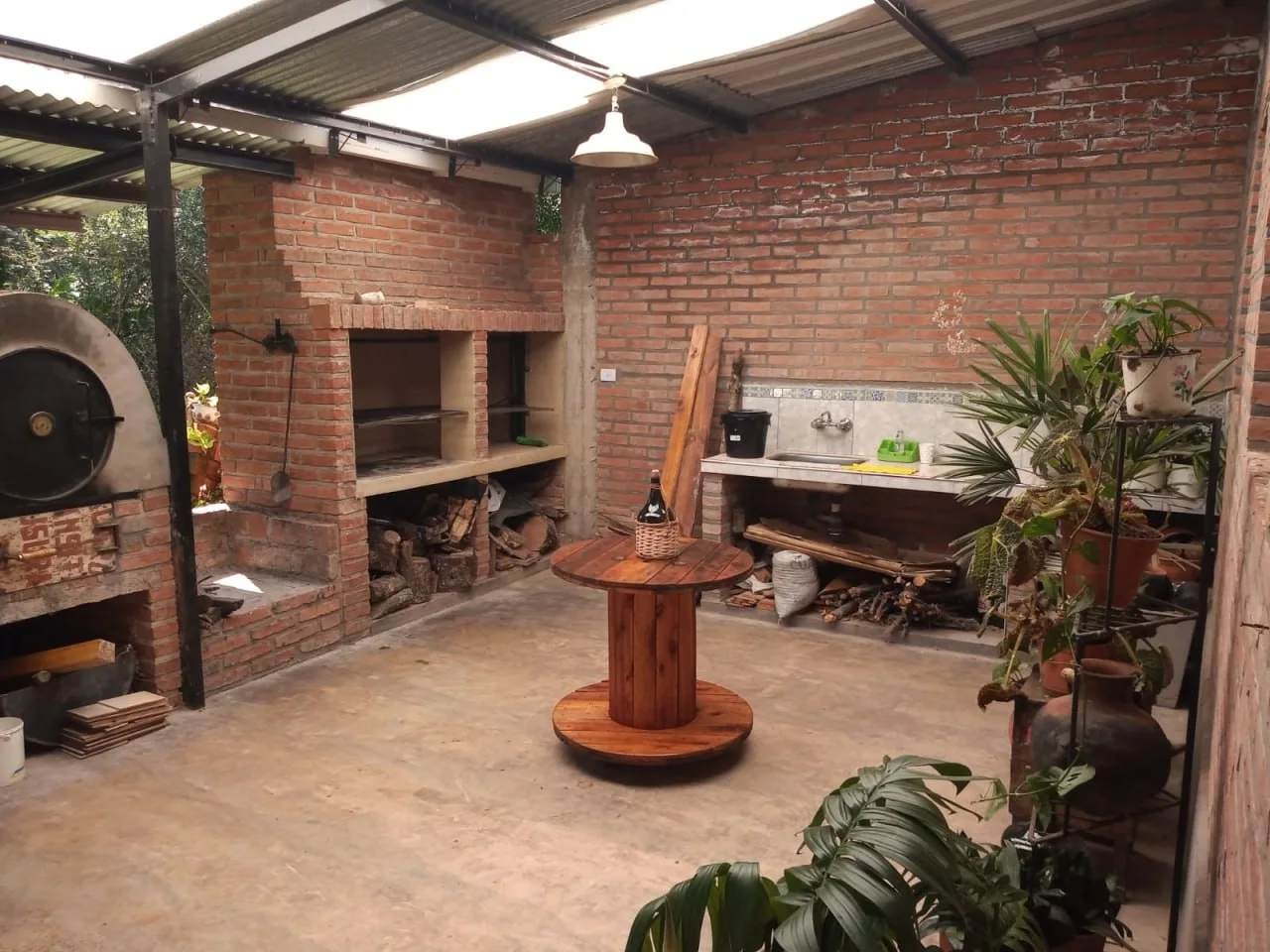Asador y horno ecológico